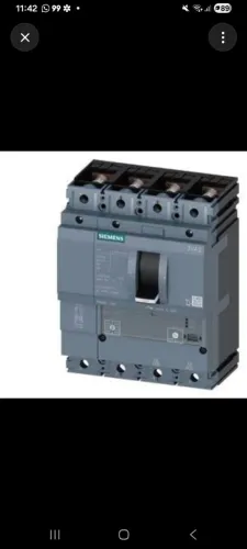 Disjuntor Siemens 3VA2116-5KQ42-0AA0 160A 690V ETU860 NOVO