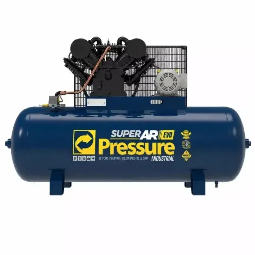 Compressor de ar 60pés - 425 litros - 220/380v ( Pressure )