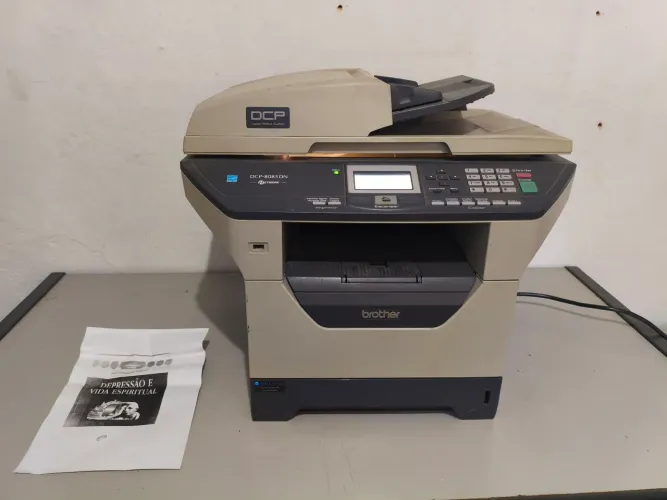Multifuncional Brother DCP - 8085DN - Ligando, erro de papel ficando preso