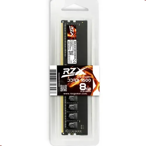 Memória Ram 8gb DDR3 Fire Dragon color preto 1 RZX-D3D10M1600B/8G