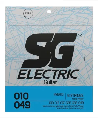 Jogo de cordas SG p/ Guitarra 010