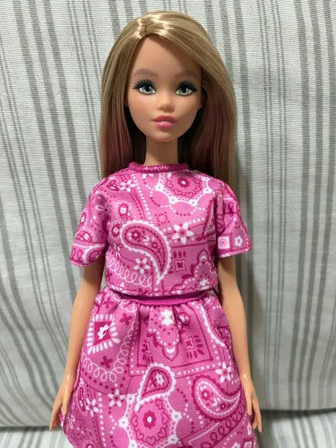 Boneca Barbie Fashionista 249 Odile Petit FBR37