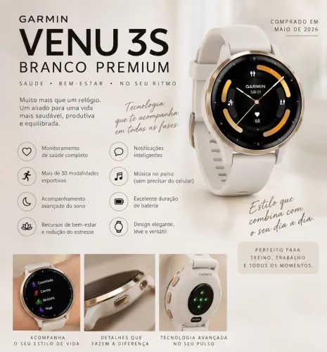 Garmin Venu 3S - 41mm - Music