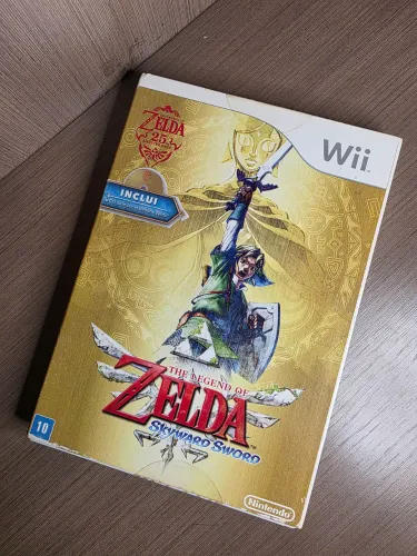 Zelda Skyward Sword Wii versão 25 anos - com Zelda Music CD