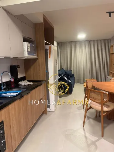 Flat para alugar HUB Setor Marista Goiânia mobiliado 40m²