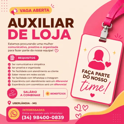 VAGA DE EMPREGO