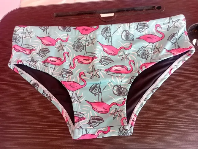 Sunga Estampada Flamingos Tamanho G