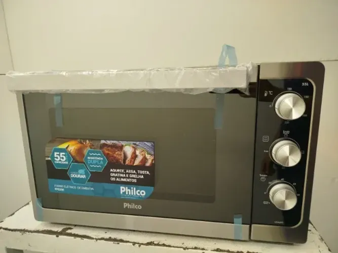 OFERTA OUTLET- FORNO EMB PHILCO 55L INX PFE55E 127V
