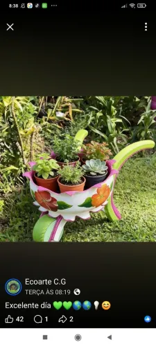 Enfeites de jardim