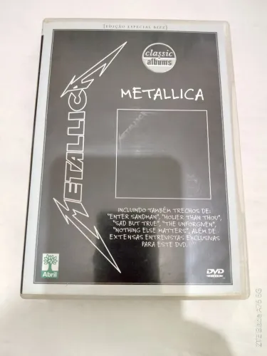 DVD Metallica original edição limitada contando a história do álbum 
