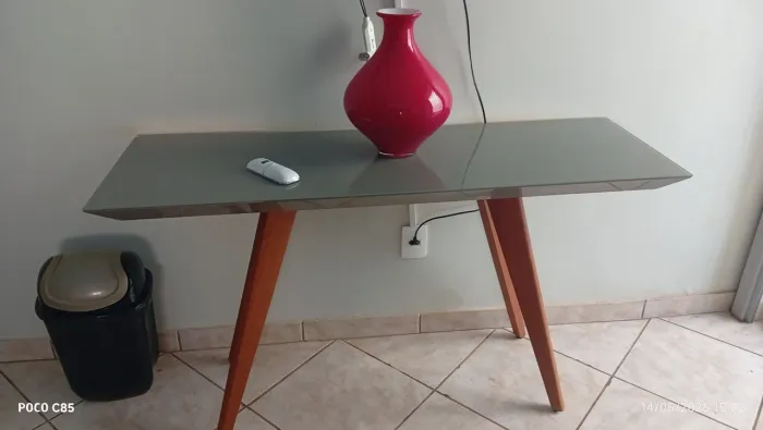 Aparador de vidro/madeira