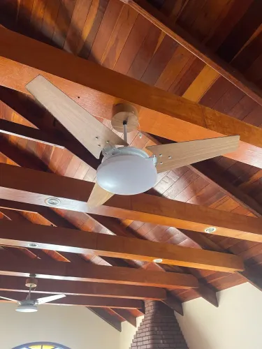 Ventilador de teto (madeira freijó) - 110v