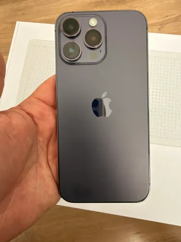 iPhone 14 Pro Max 128GB Roxo Profundo - Impecável + Várias Capas