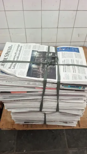 Jornal pacotes com 10 kilos