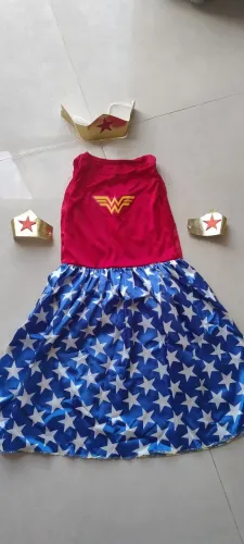 Fantasia infantil Mulher Maravilha 