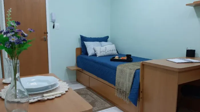 Alugo kitnet mobiliada em São José dos Campos, bairro Jardim Satélite - Av. Cidade Jardim