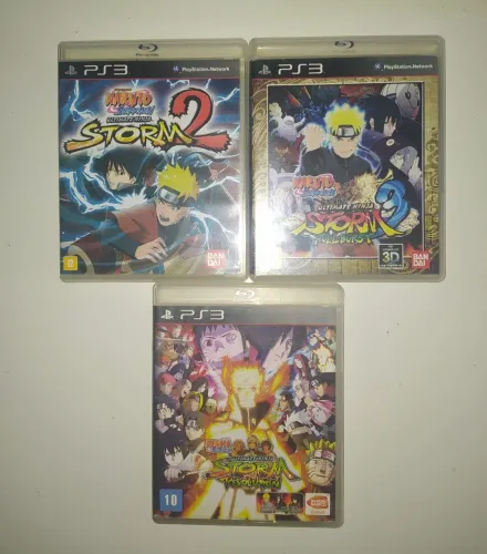 Coleção Naruto storm Ps3