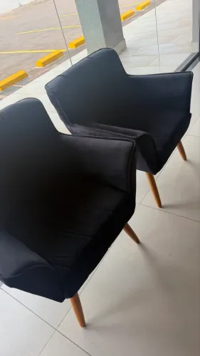 Poltronas de veludo 
