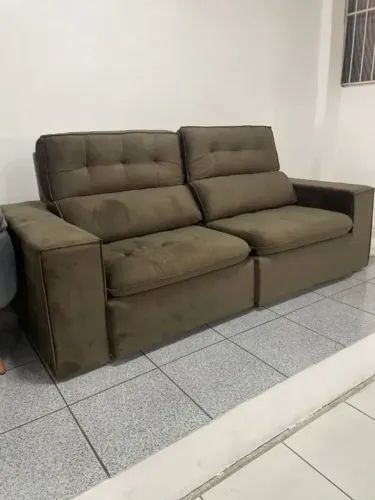 Sofá Retrátil 4 Lugares Petrópolis Marrom Escuro
