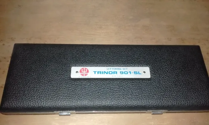 Estojo Normografo Trident Trinor Lettering Set 901-SL 