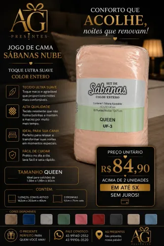 Jogo de Cama Queen