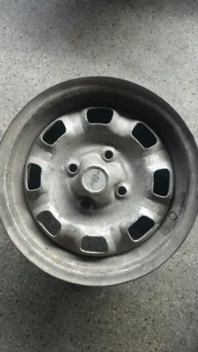 Roda de ferro aro 13 Chevrolet Chevette Prata 4X100