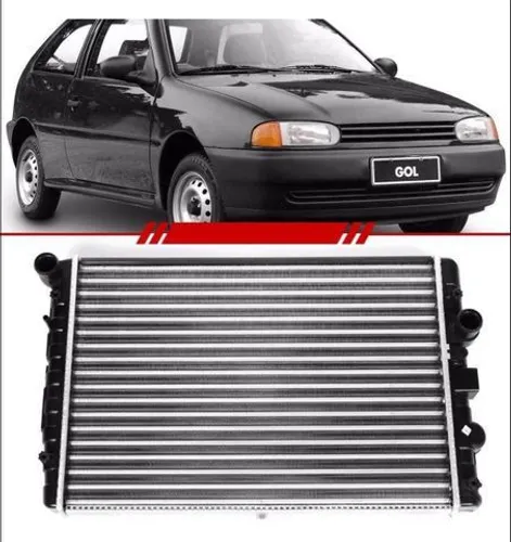 Radiador Gol Parati Saveiro 1995 1996 a 2005 2006 2007 2008 Sem Ar