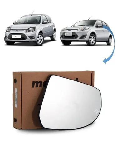 Lente vidro espelho Retrovisor Ford Fiesta 2002 2014 KA 2008 valor unidade