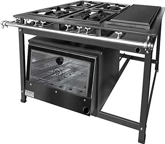 Fogão com forno e chapa