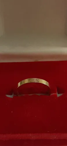 PAR DE ALIANÇAS BANHADA A OURO 18K