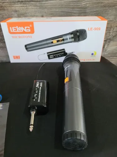 Microfone Sem fio Lelong LE909 UHF