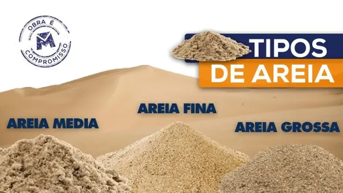 Areia Lavada metro fina ou media