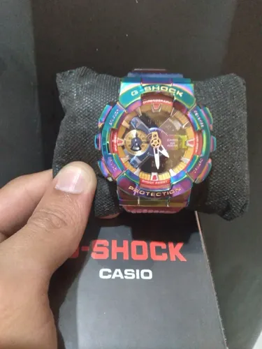 Relógio Multicolorido G-SHOCK GM-110 A Prova Dágua.
