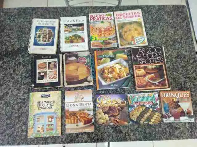 16 livros e revistas culinaria