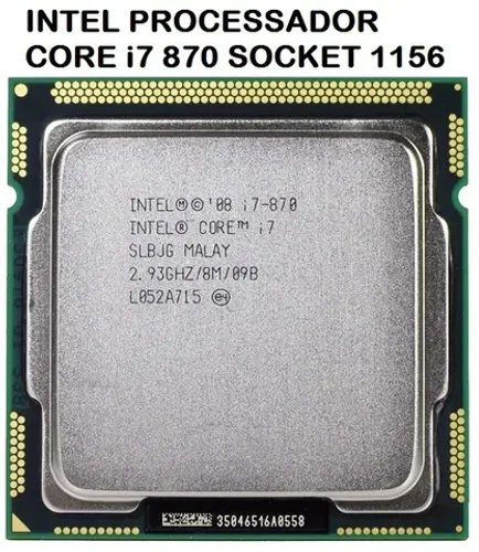 Super Processador Intel Core i7 870 socket 1156 2.9Hgz (Temos Core i5 e Xeon X99)