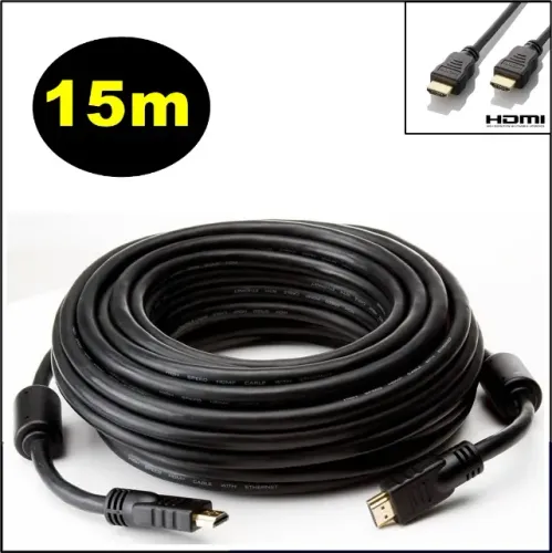 Cabo Hdmi x Hdmi 3d 1.4 15 Metros Full Hd 1080p 