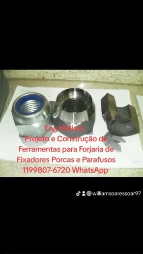 Peças Forjada.  Ferramenta Projeto. 