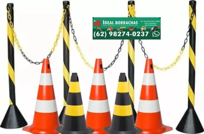 Cone Pedestal e correntes 