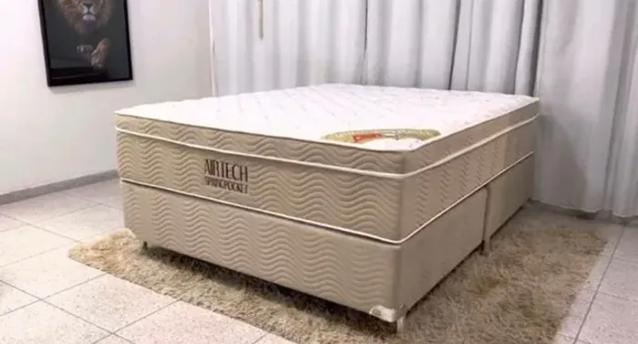 Cama Super King Airtech Ortobom (nova)
