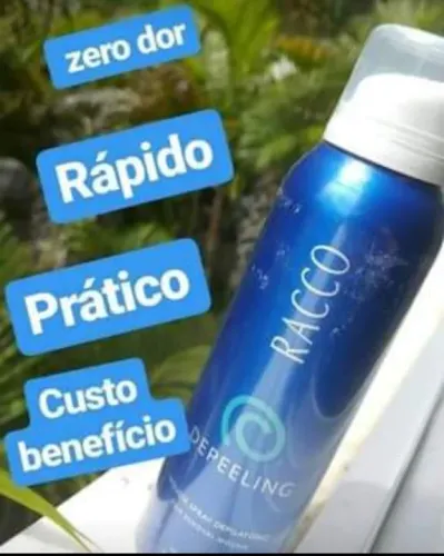 MOUSSE SPRAY DEPILATÓRIO RACCO 