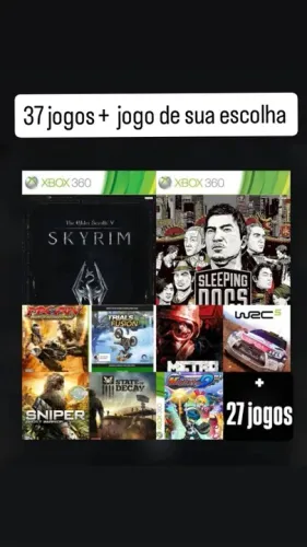37 jogos Xbox 360 + jogo de brinde
