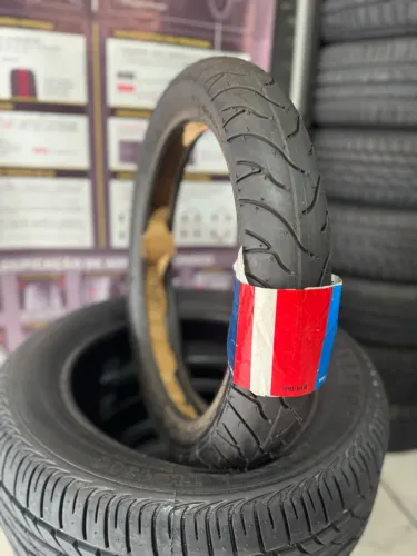 Pneu 100/80/17 dianteiro CB/FAZER marca VIPAL (instalação grátis)