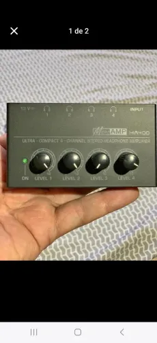 Amplificador de fone de ouvido Ha400