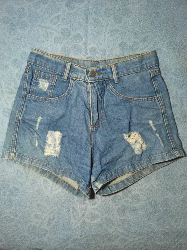 Short Jeans Curto Sem Lycra