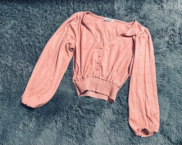 Blusa Cropped Rosa Queimado - Tamanho P