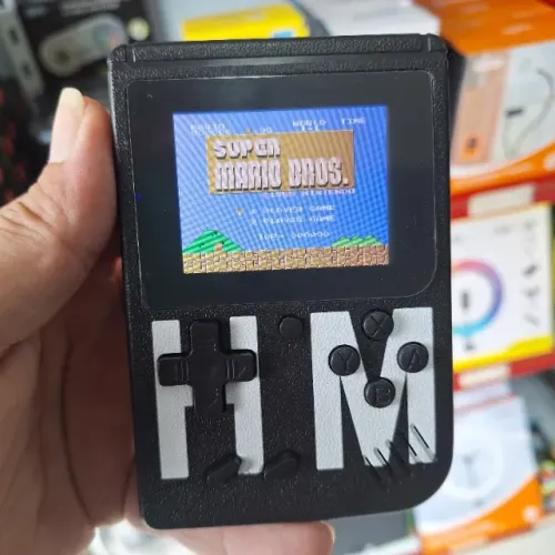 Mini Game Portátil Gameboy Recarregável com 400 Jogos