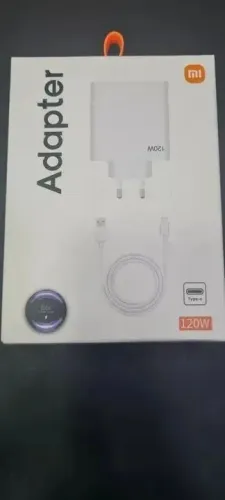 Carregador Turbo Xiomi 120w 1 LInha +Cabo Usb-C 1m