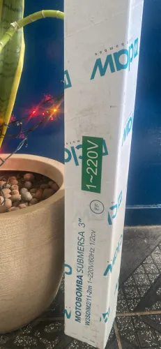 BOMBA POÇO ARTESIANO WCLAW 1/3CV 220VOLTS. MONOFÁSICA (NOVA NA CAIXA)