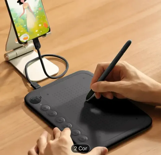 Mesa digitalizadora Ugee - COM TODOS OS ACESSÓRIOS MOSTRADOS NA FOTO