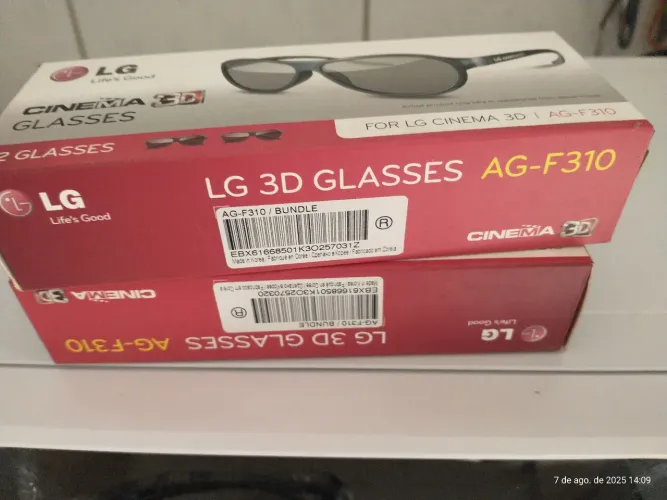 Óculos 3D LG AG-F310 - 2 unidades
